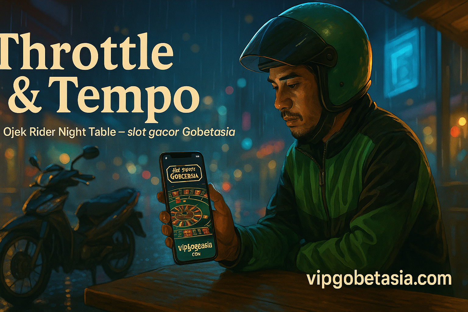 Throttle & Tempo: An Ojek Rider’s Quiet Night Table